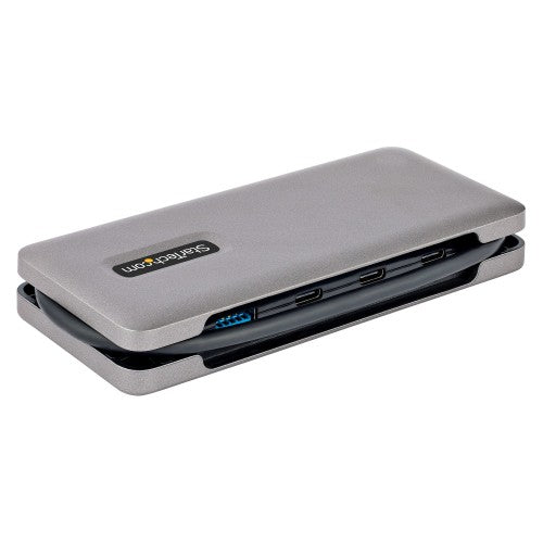 StarTech.com HB31CM1A3CB laptop dock/port replicator Wired USB 3.2 Gen 2 (3.1 Gen 2) Type-C Gray