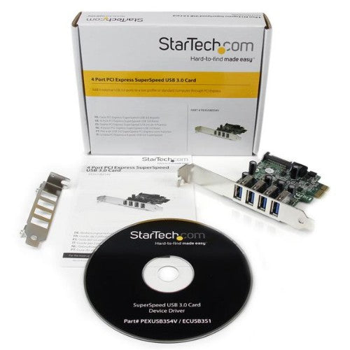 StarTech.com PEXUSB3S4V interface cards/adapter Internal USB 3.2 Gen 1 (3.1 Gen 1)