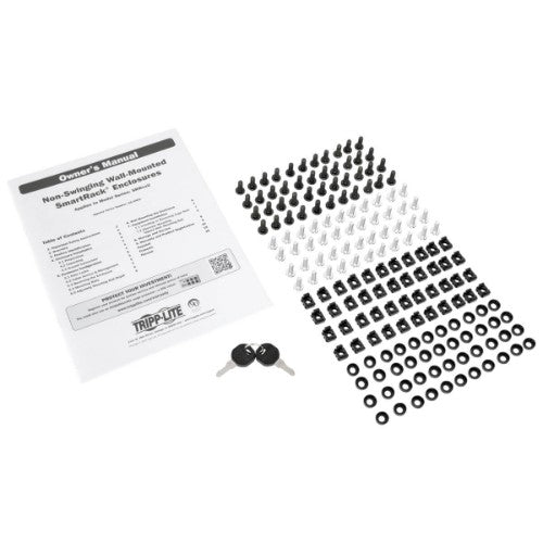 Tripp Lite SRW21UG rack cabinet 21U Wall mounted rack Black