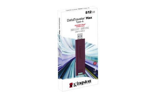 Kingston Technology DataTraveler Max USB flash drive 512 GB USB Type-A 3.2 Gen 2 (3.1 Gen 2) Red