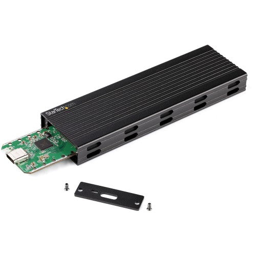 StarTech.com SM2E1BMU31C storage drive enclosure SSD enclosure Black M.2