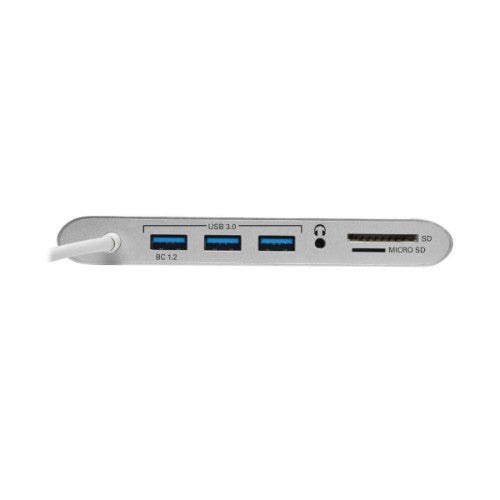 Tripp Lite U442-DOCK1 laptop dock/port replicator Wired USB 3.2 Gen 1 (3.1 Gen 1) Type-C Silver