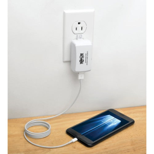 Tripp Lite U280-001-W2-HG mobile device charger Universal White AC Indoor