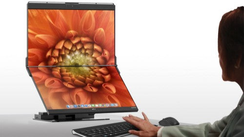 Mobile Pixels Geminos X computer monitor 24" 2560 x 1440 pixels Quad HD Touchscreen Black