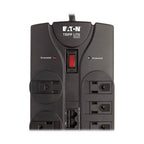 Tripp Lite TLP810NET surge protector Black 8 AC outlet(s) 120 V 118.1" (3 m)