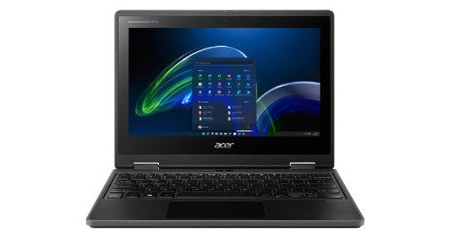 Acer TravelMate Spin B3 TMB311R-32-C47B Intel® Celeron® N N5100 Hybrid (2-in-1) 11.6" Touchscreen HD 8 GB DDR4-SDRAM 128 GB Flash Wi-Fi 6 (802.11ax) Windows 11 Pro Black