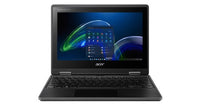 Acer TravelMate Spin B3 TMB311R-32-C47B Intel® Celeron® N N5100 Hybrid (2-in-1) 11.6" Touchscreen HD 8 GB DDR4-SDRAM 128 GB Flash Wi-Fi 6 (802.11ax) Windows 11 Pro Black