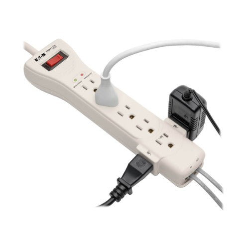 Tripp Lite SUPER7TEL15 surge protector White 7 AC outlet(s) 120 V 177.2" (4.5 m)