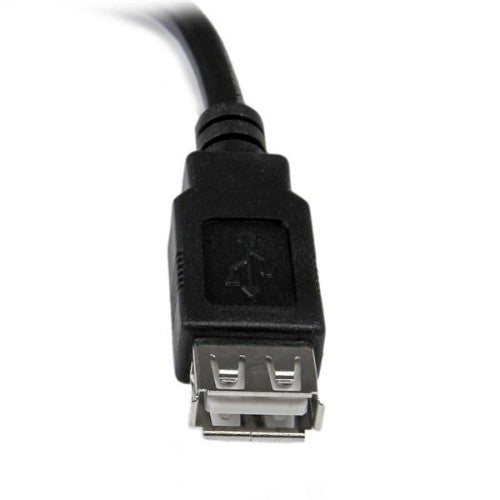 StarTech.com USBEXTAA6IN USB cable USB 2.0 5.98" (0.152 m) USB A Black