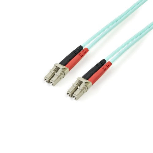 StarTech.com 450FBLCLC3 InfiniBand/fibre optic cable 118.1" (3 m) LC Aqua color