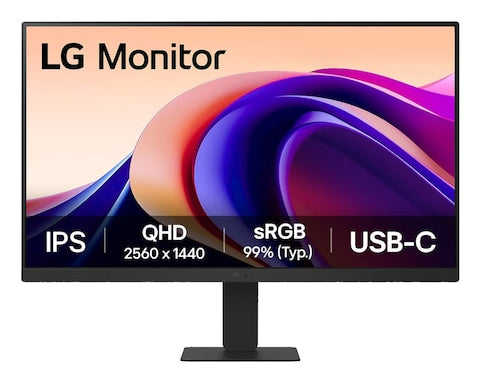 LG 24U631A-B computer monitor 23.8" 2560 x 1440 pixels Quad HD Black