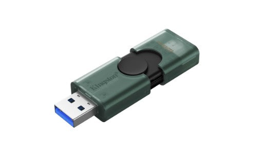 Kingston Technology DataTraveler DuoG2 USB flash drive 128 GB USB Type-A / USB Type-C 3.2 Gen 1 (3.1 Gen 1) Black, Green
