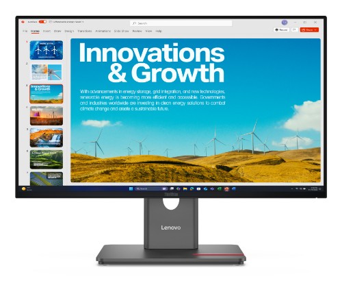 Lenovo ThinkVision P24QD-40 computer monitor 23.8" 2560 x 1440 pixels Wide Quad HD LED Black
