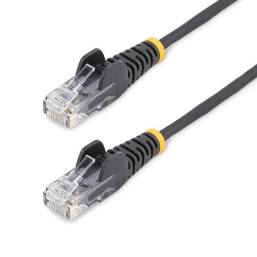 StarTech.com N6PAT50BLKS networking cable Black 598.4" (15.2 m) Cat6 U/UTP (UTP)
