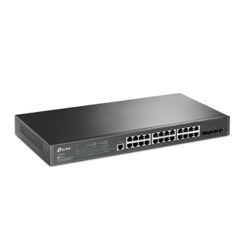 TP-Link JetStream TL-SG3428 network switch Managed L2/L3 Gigabit Ethernet (10/100/1000) 1U Black