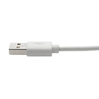 Tripp Lite M100-006-LRA-WH lightning cable 70.9" (1.8 m) White