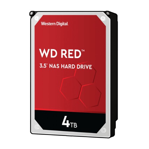 Western Digital Red internal hard drive 4 TB 5400 RPM 256 MB 3.5" Serial ATA III