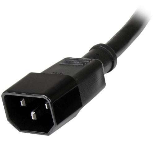 StarTech.com PXT1001410 power cable Black 120.1" (3.05 m) C13 coupler C14 coupler