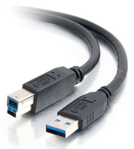 C2G 54175 USB cable USB 3.2 Gen 1 (3.1 Gen 1) 120.1" (3.05 m) USB A USB B Black