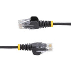 StarTech.com N6PAT50BLKS networking cable Black 598.4" (15.2 m) Cat6 U/UTP (UTP)