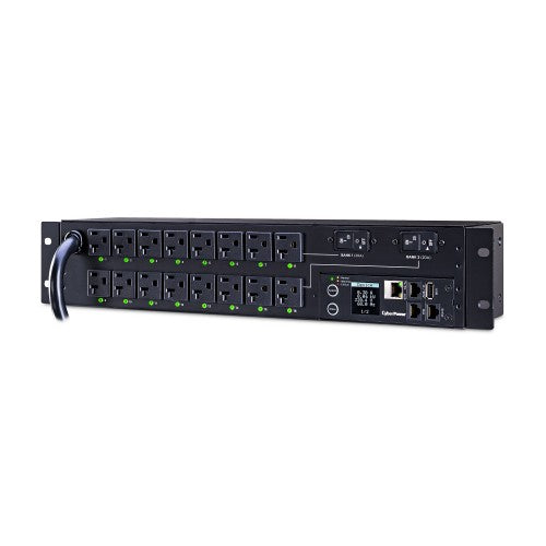 CyberPower PDU41003 power distribution unit (PDU) 16 AC outlet(s) 2U Black