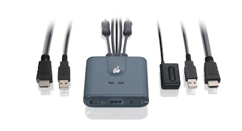 iogear GCS32HU KVM switch Black