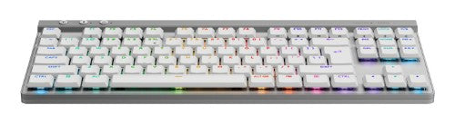 Logitech G 920-012537 keyboard Gaming RF Wireless + Bluetooth QWERTY English White