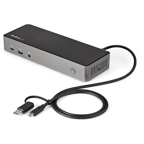 StarTech.com DK31C3HDPD laptop dock/port replicator Wired USB 3.2 Gen 2 (3.1 Gen 2) Type-C Black, Gray