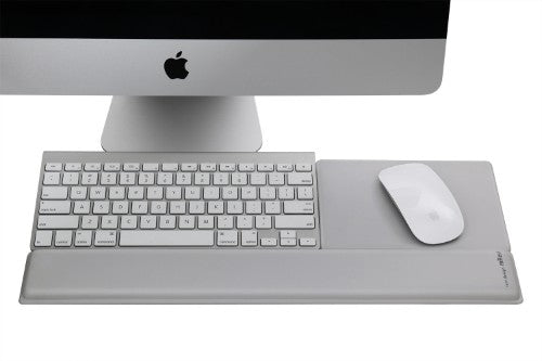 Rain Design mRest, Aluminum wrist rest Lycra Silver