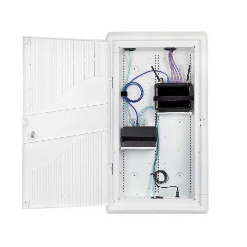StarTech.com 28P1-MEDIA-ENCLOSURE rack cabinet Wall mounted rack White