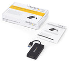 StarTech.com USB32DP4K USB graphics adapter 3840 x 2160 pixels Black