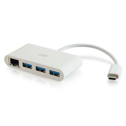 C2G 29746 laptop dock/port replicator USB 3.2 Gen 1 (3.1 Gen 1) Type-C White