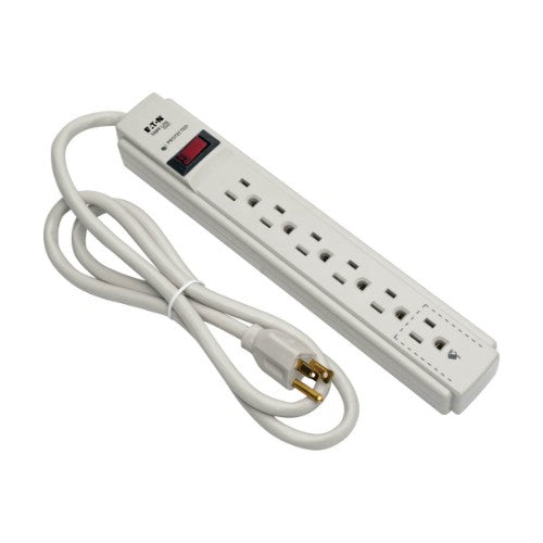Tripp Lite TLP604 surge protector Gray 6 AC outlet(s) 120 V 47.2" (1.2 m)