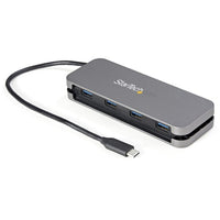 StarTech.com HB30CM4AB interface hub USB 3.2 Gen 1 (3.1 Gen 1) Type-C 5000 Mbit/s Black, Gray