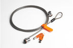 Kensington K64025F cable lock Carbon, Stainless steel 86.6" (2.2 m)