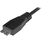 StarTech.com USB31CUB1M USB cable USB 3.2 Gen 2 (3.1 Gen 2) 39.4" (1 m) USB C Micro-USB B Black