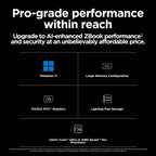 HP ZBook Power G11 Intel Core Ultra 7 155H Mobile workstation 16" Touchscreen WUXGA 32 GB DDR5-SDRAM 1 TB SSD NVIDIA RTX 3000 Ada Wi-Fi 6E (802.11ax) Windows 11 Pro Silver