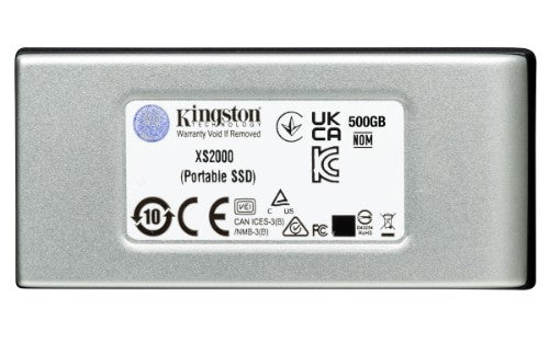 Kingston Technology XS2000 4 TB USB Type-C 3.2 Gen 2 (3.1 Gen 2) Black, Silver