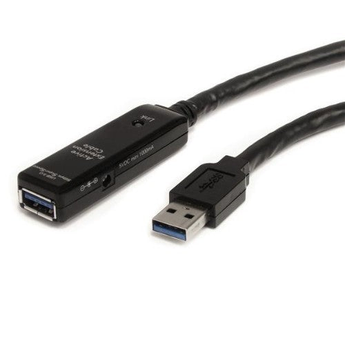 StarTech.com USB3AAEXT3M USB cable USB 3.2 Gen 1 (3.1 Gen 1) 118.1" (3 m) USB A Black