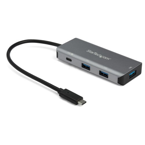 StarTech.com HB31C3A1CPD3 interface hub USB 3.2 Gen 2 (3.1 Gen 2) Type-C 10000 Mbit/s Black, Gray