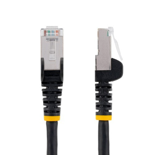 StarTech.com NLBK-75F-CAT6A-PATCH networking cable Black 901.6" (22.9 m) S/FTP (S-STP)
