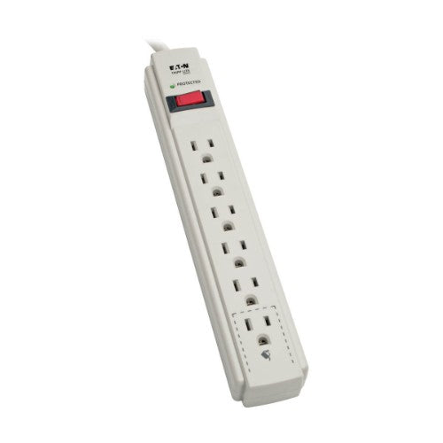 Tripp Lite TLP615 surge protector White 6 AC outlet(s) 120 V 179.9" (4.57 m)