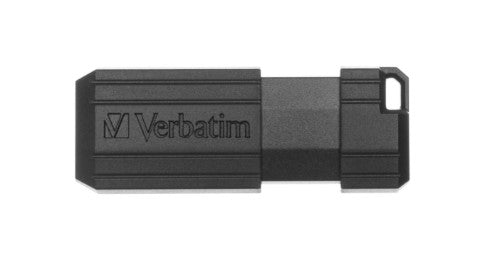 Verbatim PinStripe 128GB USB flash drive USB Type-A 2.0 Black