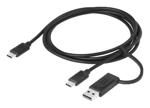 EPOS USB-C Cable with Adapter USB cable 59.1" (1.5 m) USB C USB A/USB C Black