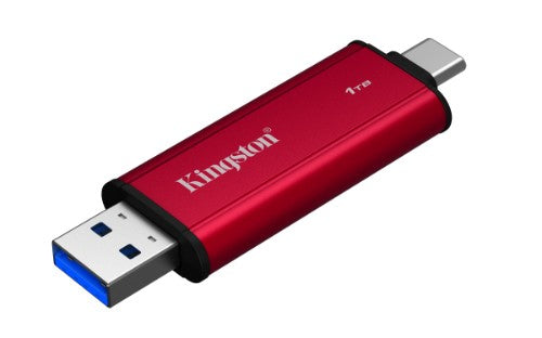 Kingston Technology Dual Portable 1 TB USB Type-A / USB Type-C 3.2 Gen 2 (3.1 Gen 2) Black, Red