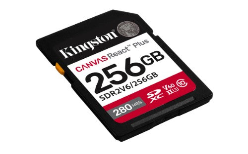 Kingston Technology Canvas React Plus 256 GB SDXC UHS-II Class 10