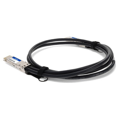AddOn Networks CAB-D-D-400G-1M-AO InfiniBand/fibre optic cable 39.4" (1 m) QSFP-DD Black, Silver