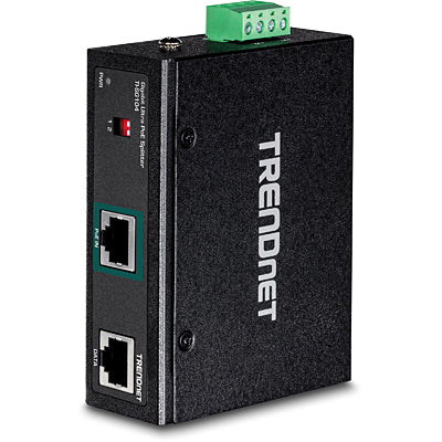 Trendnet TI-SG104 network splitter Power over Ethernet (PoE) Black
