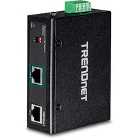 Trendnet TI-SG104 network splitter Power over Ethernet (PoE) Black