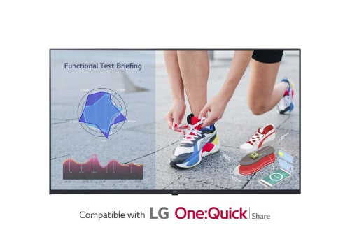 LG 43UL3J-M signage display Digital signage flat panel 43" LCD Wi-Fi 300 cd/m² 4K Ultra HD Blue WebOS 16/7